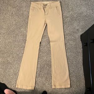 American Eagle Kick Boot Khaki pant